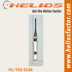 Helios Reverse Action Angled Tweezers - Flat Head - Stainless (2)