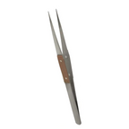 Helios Premium Secure Hold Stainless Steel Tweezers Set (4)