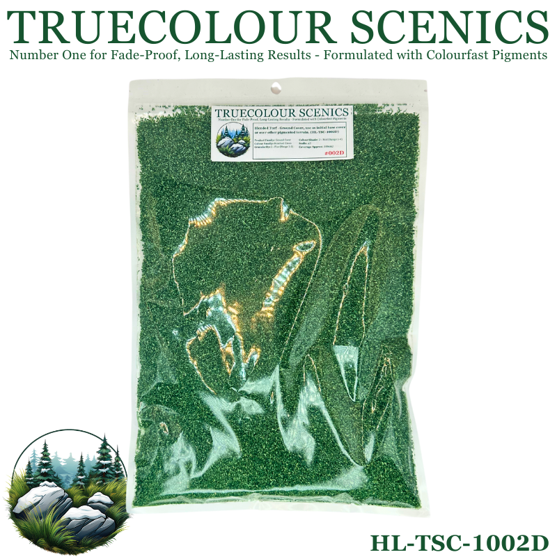 Truecolour Scenics Blended Turf Ground Cover Fine Medium 2 Standard Green (8860400156909)