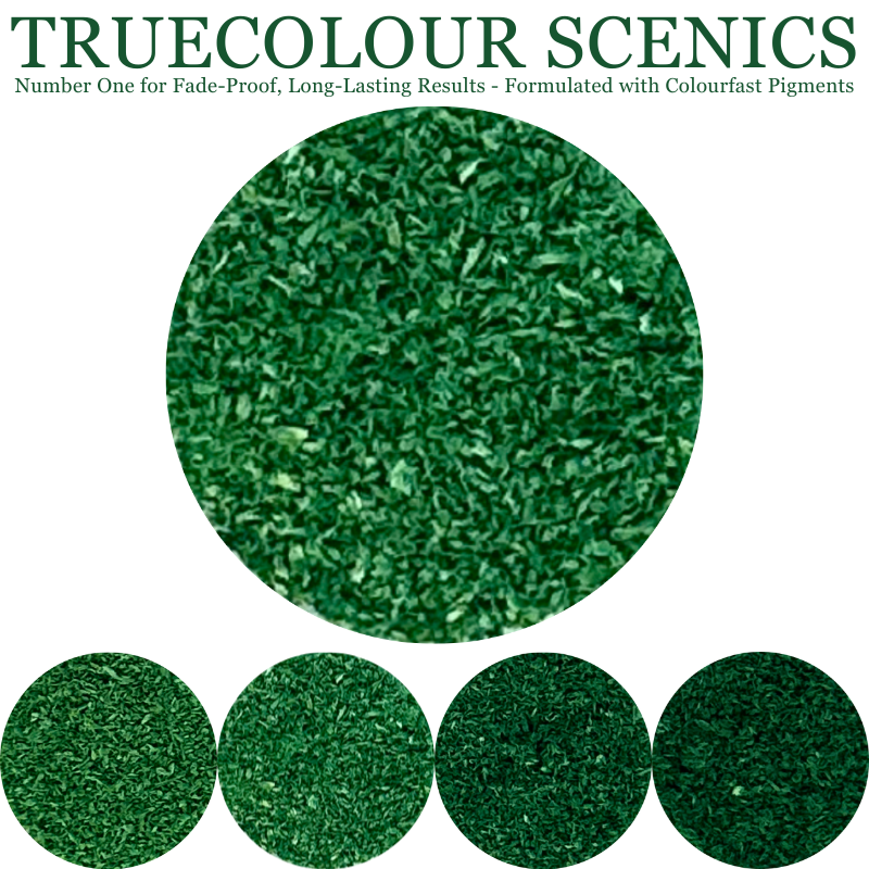 Truecolour Scenics Blended Turf Ground Cover Fine Medium 2 Standard Green (8860400156909)