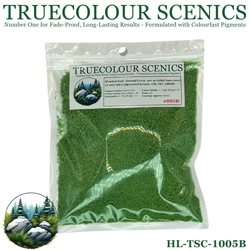 Truecolour Scenics Blended Turf Ground Cover Fine Light Green/Yellow-50 (8860400255213)