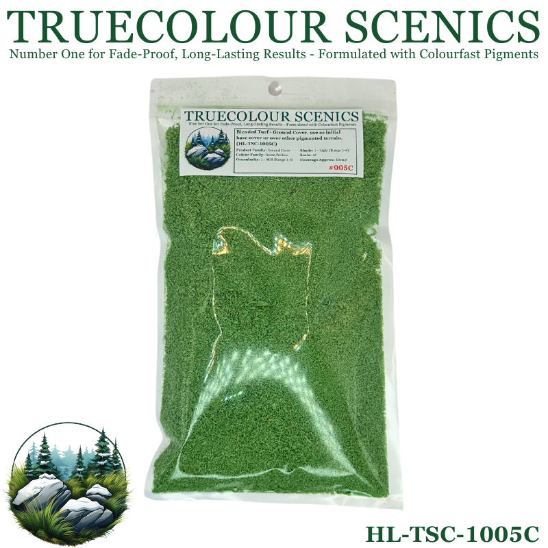 Truecolour Scenics Blended Turf Ground Cover Fine Light Green/Yellow-50 (8860400255213)
