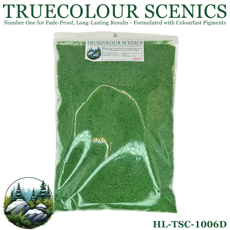 Truecolour Scenics Blended Turf Ground Cover Fine Medium 2 Green/Yellow-50 (8860400287981)