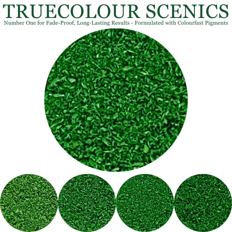 Truecolour Scenics Blended Turf Ground Cover Fine Medium 3 Green/Yellow-50 (8860400353517)