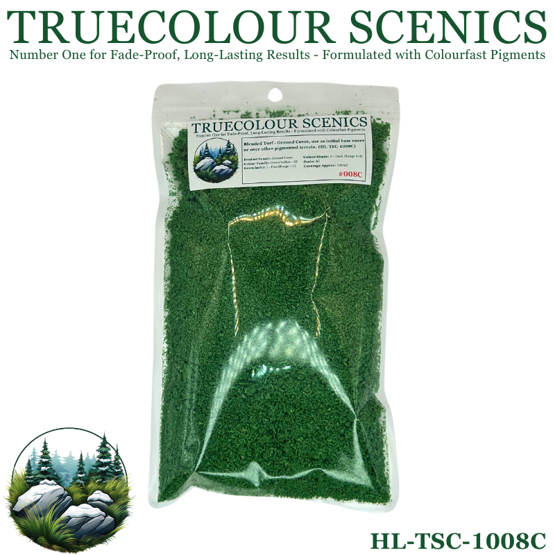 Truecolour Scenics Blended Turf Ground Cover Fine Dark Green/Yellow-50 (8860400419053)