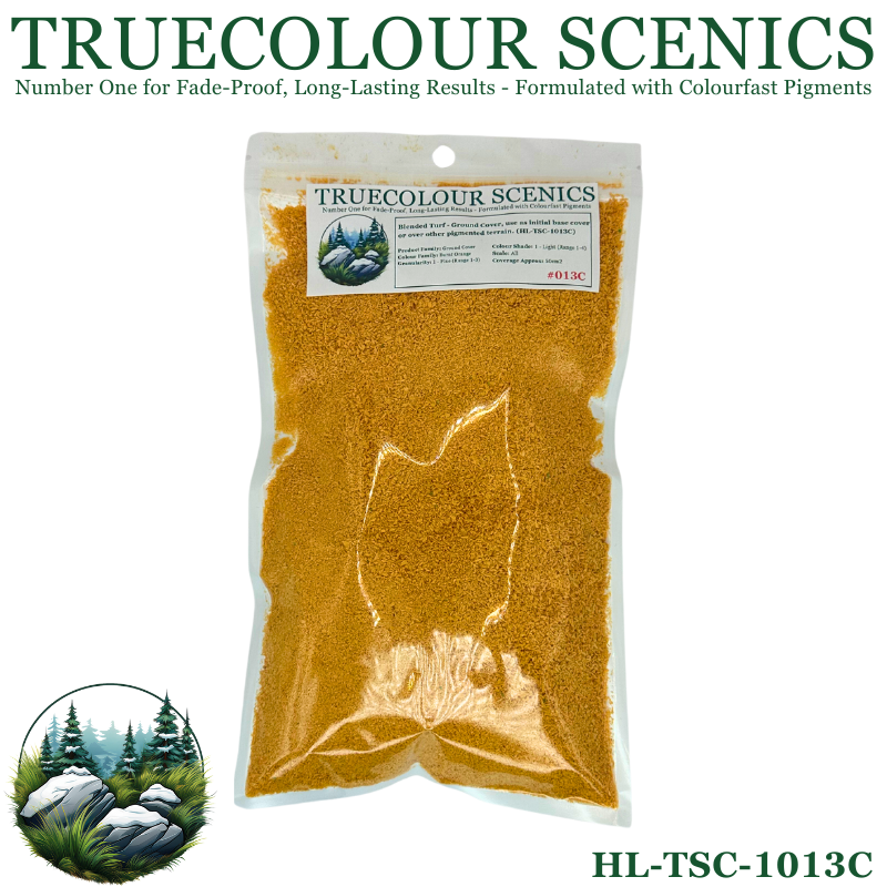 Truecolour Scenics Blended Turf Ground Cover Fine Light Burnt Orange (8860400648429)
