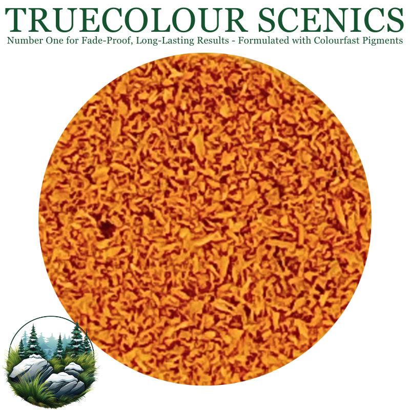Truecolour Scenics Blended Turf Ground Cover Fine Medium 2 Burnt Orange (8860400713965)