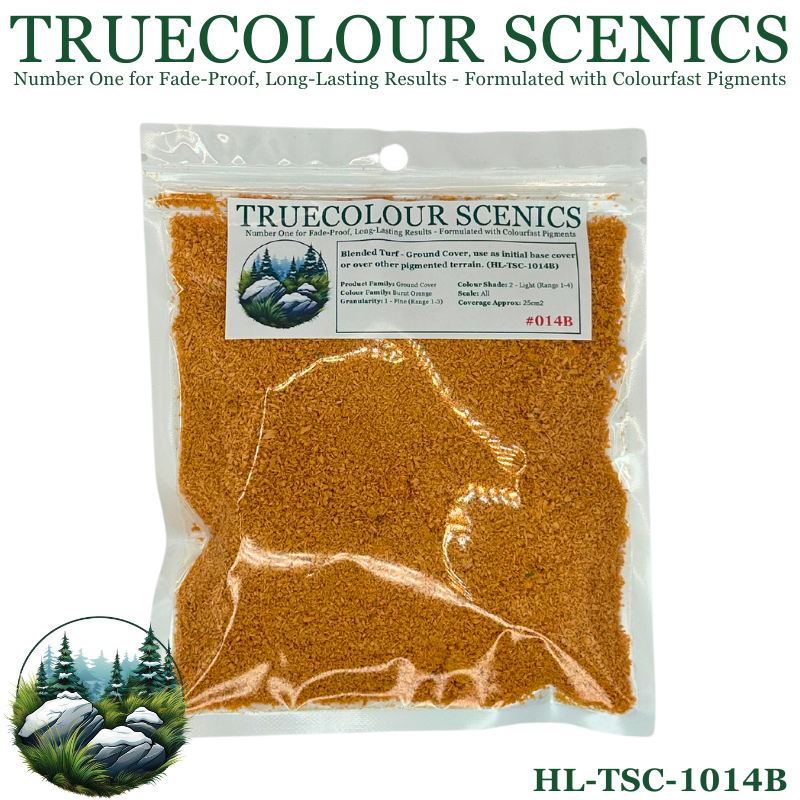 Truecolour Scenics Blended Turf Ground Cover Fine Medium 2 Burnt Orange (8860400713965)