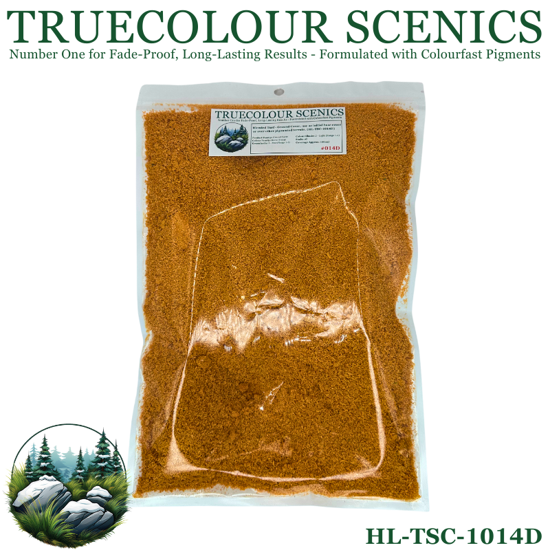 Truecolour Scenics Blended Turf Ground Cover Fine Medium 2 Burnt Orange (8860400713965)