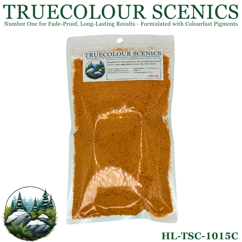 Truecolour Scenics Blended Turf Ground Cover Fine Medium 3 Burnt Orange