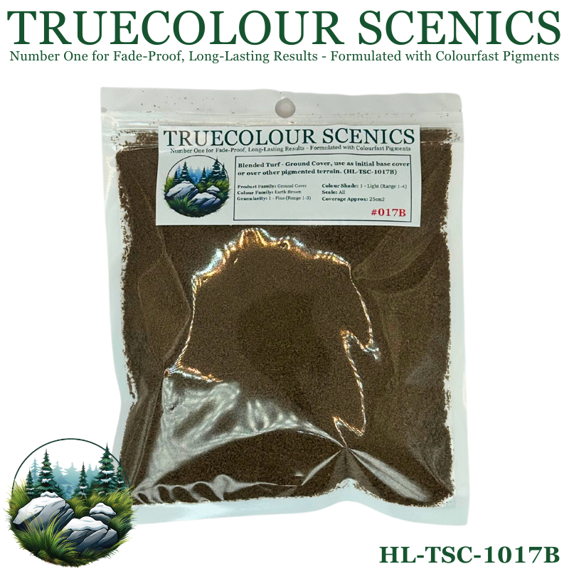 Truecolour Scenics Blended Turf Ground Cover Fine Light Earth Brown