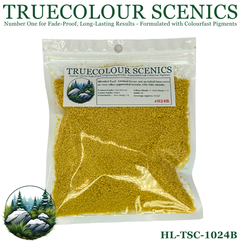 Truecolour Scenics Blended Turf Ground Cover Fine Medium 3 Yellow