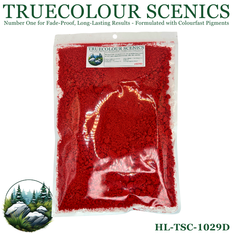 Truecolour Scenics Blended Turf Ground Cover Fine Dark Red (8864963526893)