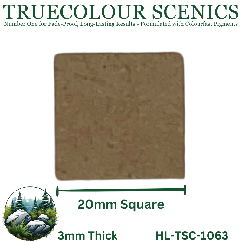 Truecolour Scenics Miniture Base (MDF) - Square - 20mm(W) x 20mm(L) x 3mm(H)