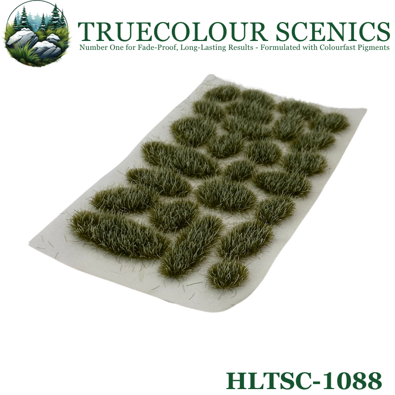 Truecolour Scenics Irregular Grass Tuffs (Green/White) (8903771914477)