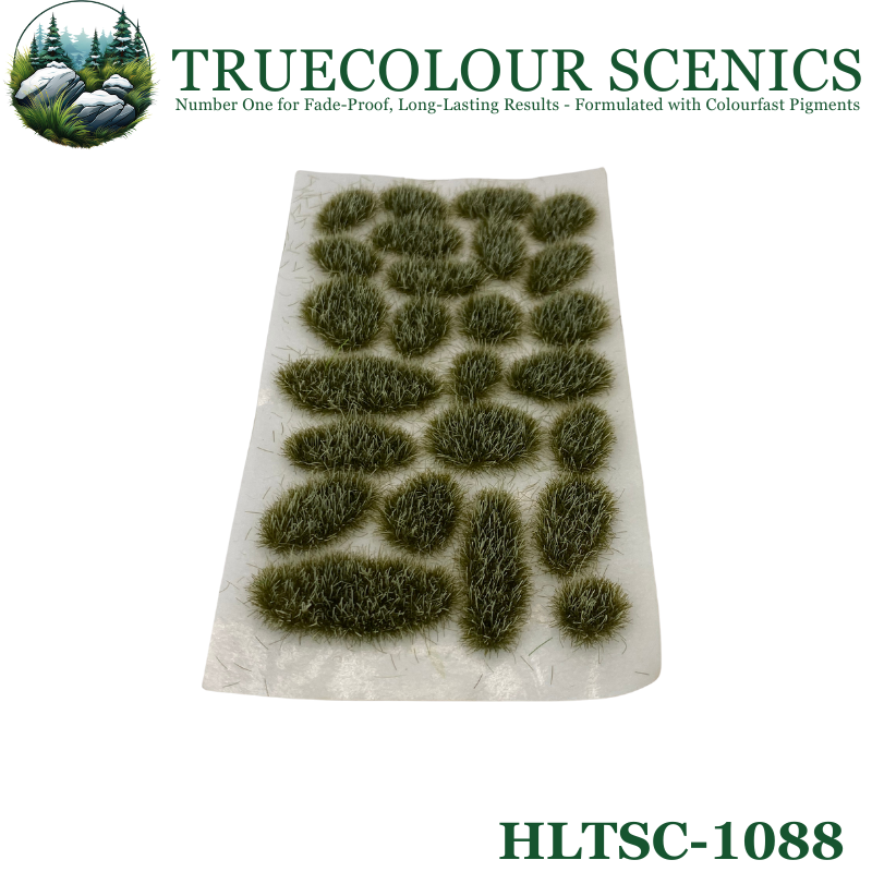 Truecolour Scenics Irregular Grass Tuffs (Green/White) (8903771914477)