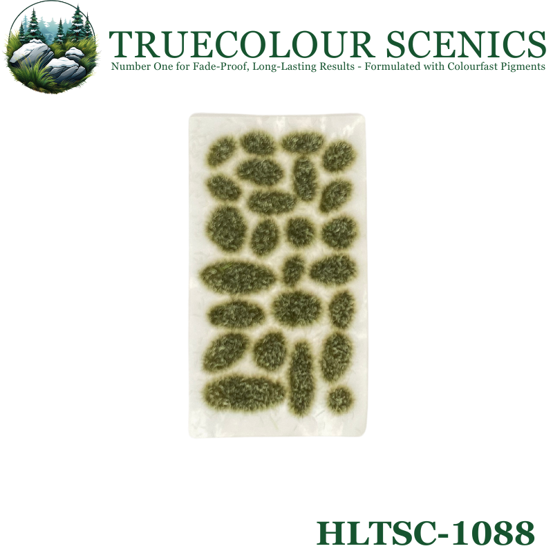 Truecolour Scenics Irregular Grass Tuffs (Green/White)