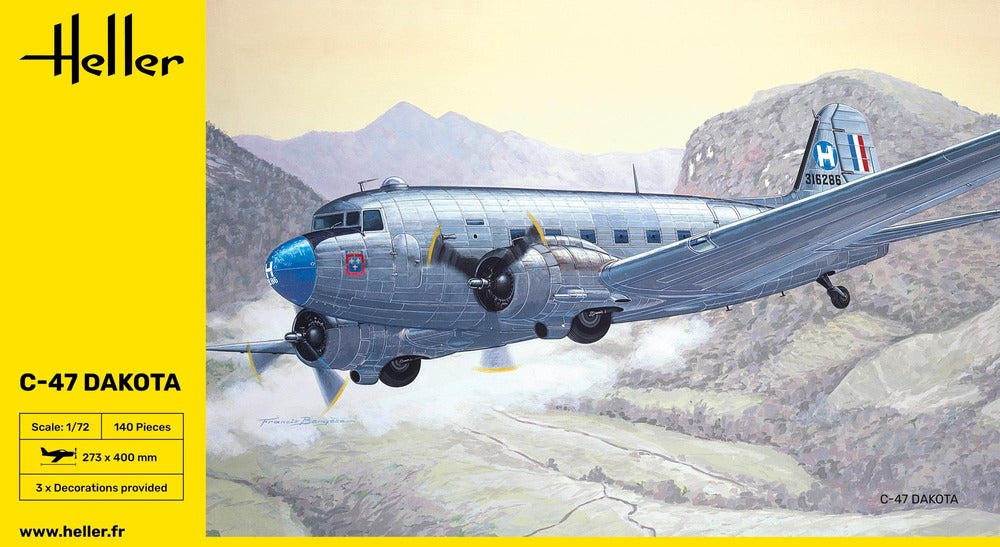 Heller 30372 1/72 C-47 Dakota - Hobby City NZ