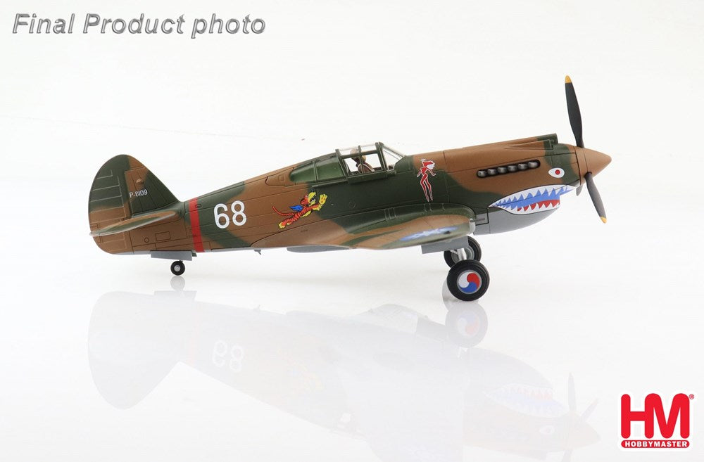 Hobby Master HA9204 1/48 Curtiss Hawk 81A-2 Wht 68 (7859181650157)