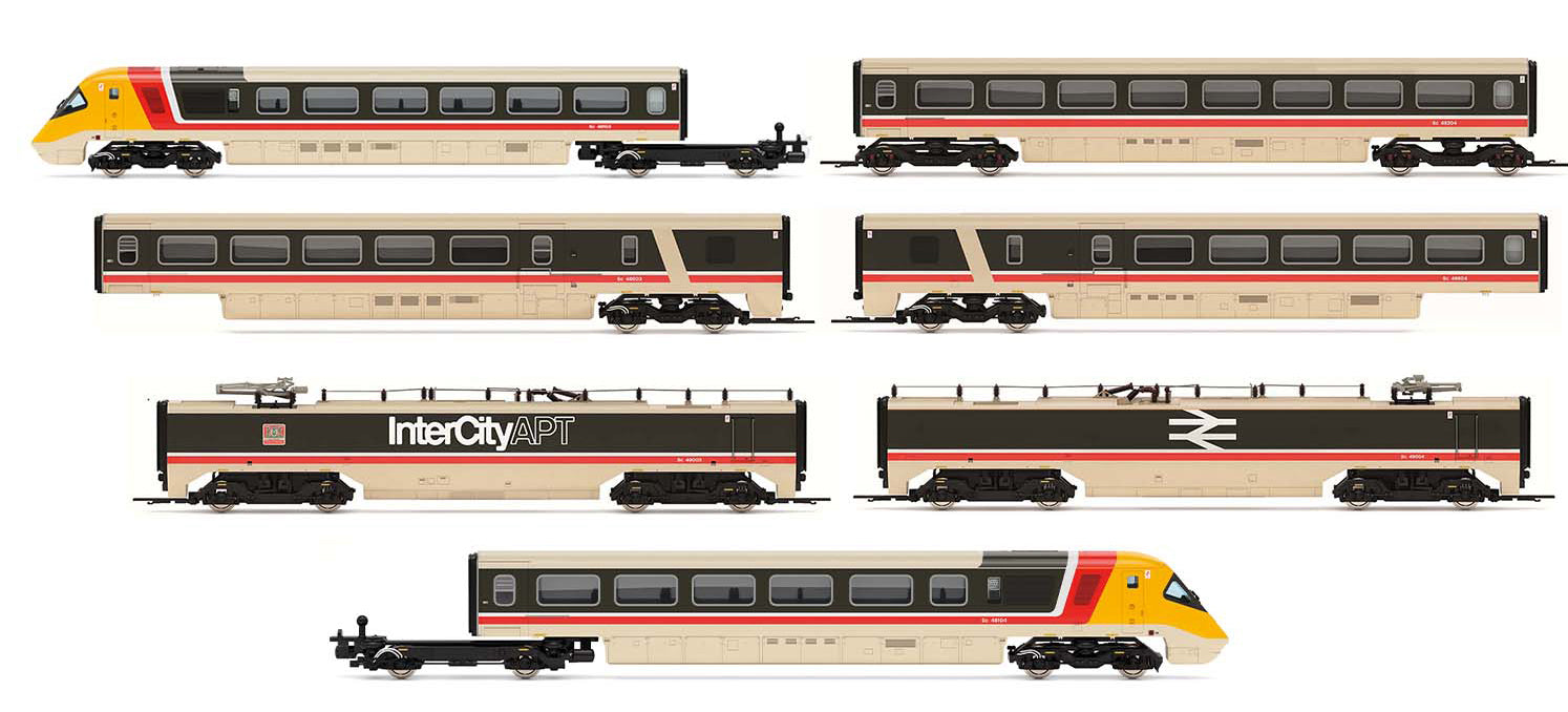 Hornby R30229 Class 370 Advanced Passenger Train Sets 370003 and 370004 7 Car Train Pack - Era 7