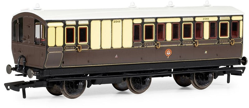 Hornby R40310 GWR 4WC Passenger Brake 505 (8324808638701)