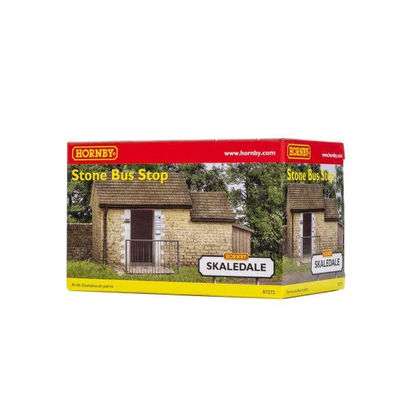 Hornby R7272 Stone Bus Stop - Hobby City NZ (7546063487213)