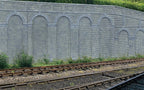 Hornby High Level Arched Retaining Walls x 2 (Engineers Blue (3)