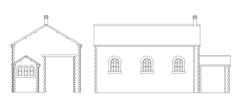 Hornby R7392 Hornby GWR Dunster Goods Shed