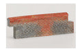 Hornby R8977 Brick Walling: Straight (8278163947757)