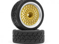 HPI Racing BBS RS 6mm OS Silver/Gold RC Wheel 1/10 Scale - HPI120266