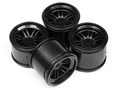 HPI Racing F1 FR&RR Black RC Wheel