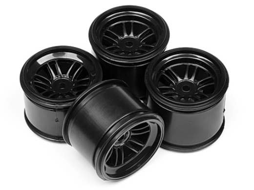 HPI Racing F1 FR&RR Black RC Wheel