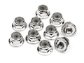 HPI Racing 103729 Serrated flange lock nut M4 (8503312482541)