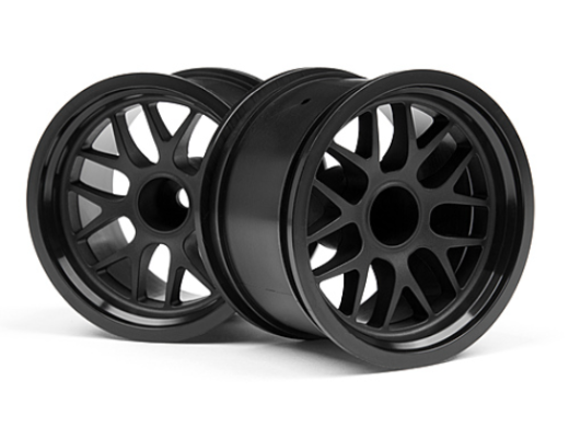 HPI Racing 109155 1/10 Wheels BBS 48x34mm Blk (2) (8452819255533)