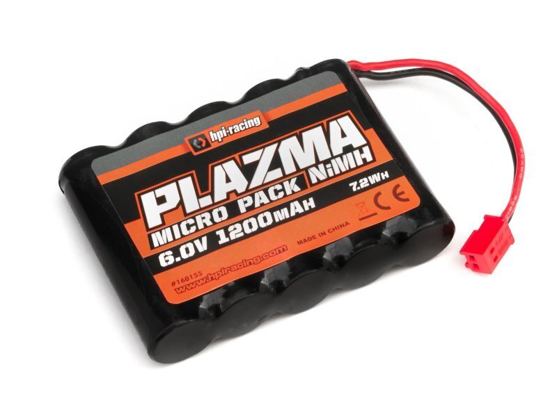 HPI Racing 160155 Battery NiMH: 6.0v 1200AA Flat (8503307108589)