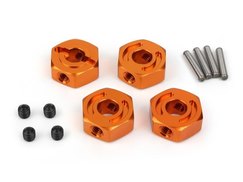 HPI Racing 160240 JS Alum. Wheel Hex 12mm (4) (8503310909677)