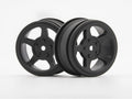 HPI Racing 160336 1/10 Vintage Wheels 5 Spoke 26mm B (8452824760557)