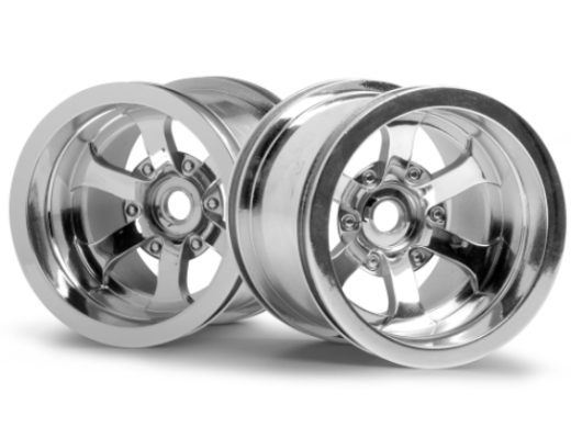 HPI Racing 3087 1/10 2.2 ST Wheel Scorch Chrome - Hobby City NZ (8503304683757)