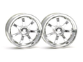 HPI Racing 3316 1/10 Wheels RAYS 26mm Chrome 3oFront (8452826104045)