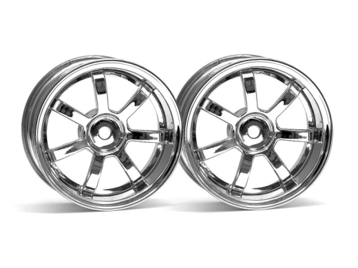 HPI Racing 3317 1/10 Wheel RAYS 26mm Chrome 6off (8503305470189)