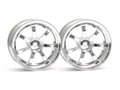 HPI Racing 3318 1/10 Wheels RAYS 26mm Chrome 9oFront (8452826169581)