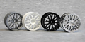 HPI Racing 3712 1/10 Wheels Mesh Chrome 1mmOS (8452826693869)