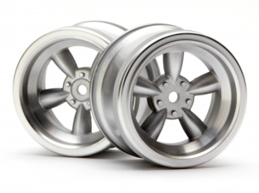 HPI Racing Vintage 31mm Matt Chrome RC Wheel 1/10 Scale