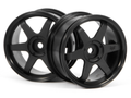 HPI Racing 3836 1/10 W: TE37 26mm Black 0off - Hobby City NZ