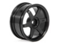 HPI Racing TE37 26mm Black 1/10 Scale RC Wheel