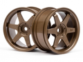 HPI Racing 3843 1/10 Wheel TE37 26mm Bronze 3off (8503305666797)