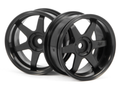HPI Racing TE37 26mm Black 1/10 Scale RC Wheel