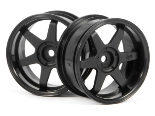 HPI Racing TE37 26mm Black 1/10 Scale RC Wheel