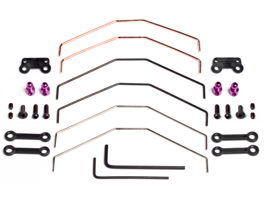 HPI Racing 88016 E10 Sway Bar set (Front&Rear) (8452834263277)
