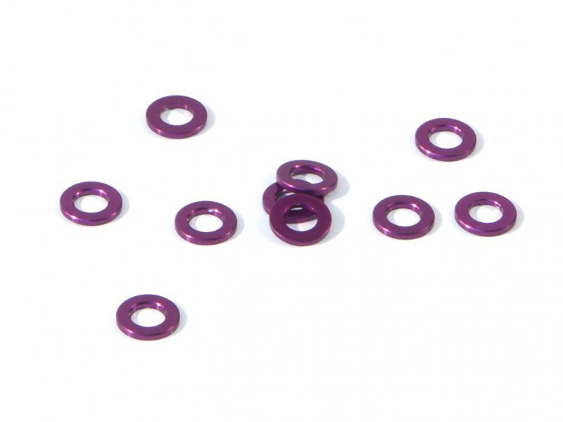 HPI Racing Z814 Alum Washer 3.6x0.75 Purple(10 - Hobby City NZ (8452835606765)